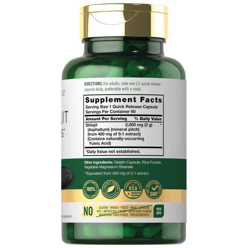 Shilajit 2000mg | 90 Capsulas