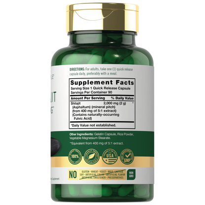 Shilajit 2000mg | 90 Capsulas