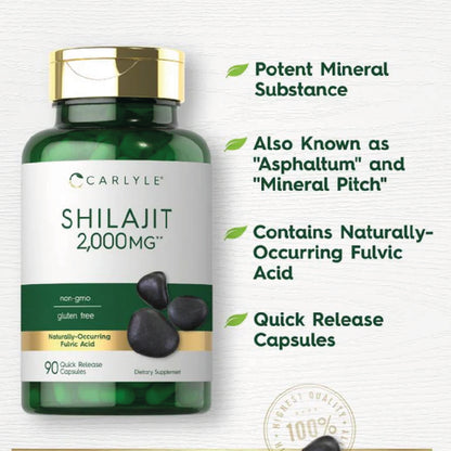 Shilajit 2000mg | 90 Capsulas