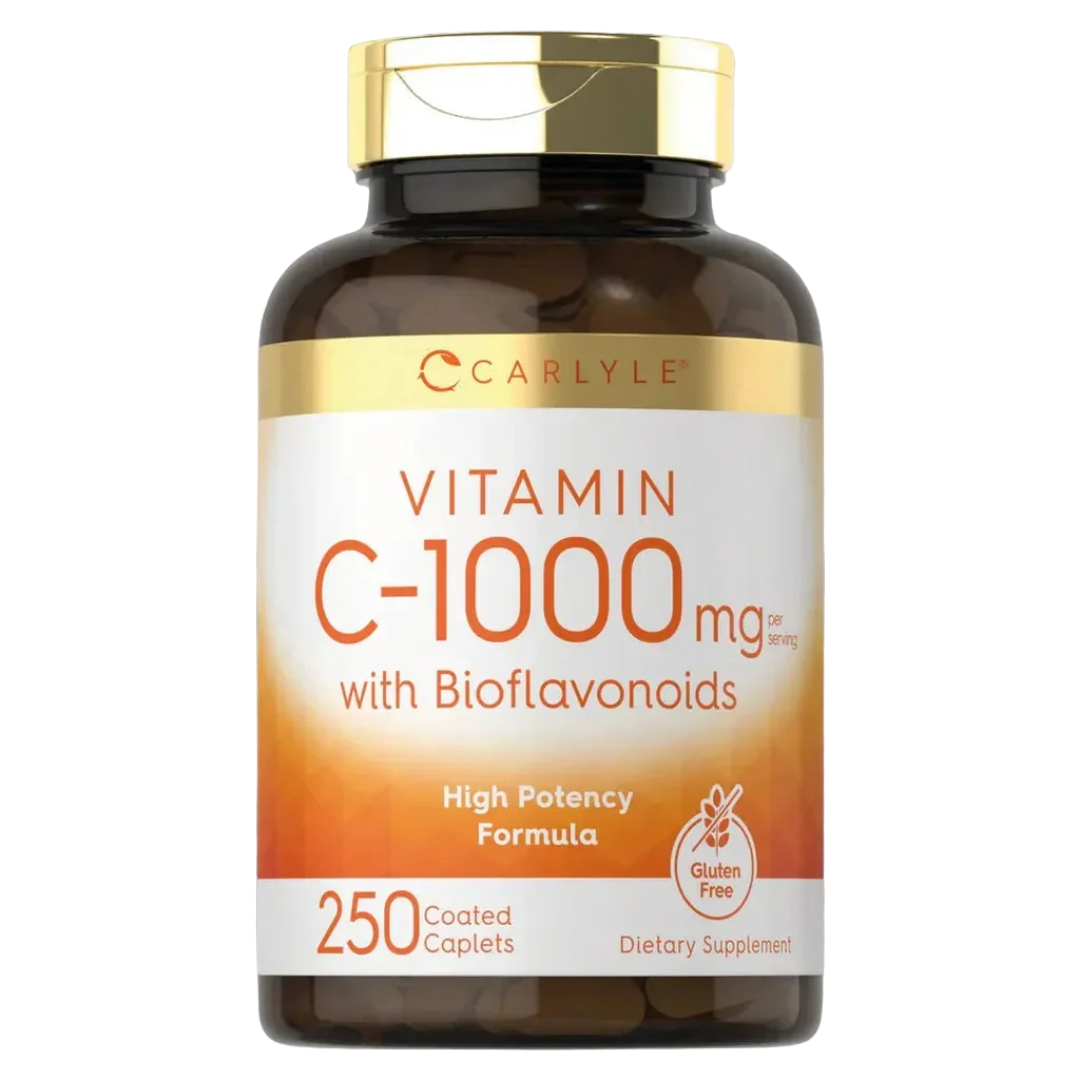 Vitamina C 1000 mg con Bioflavonoides Carlyle disponible en Costa Rica