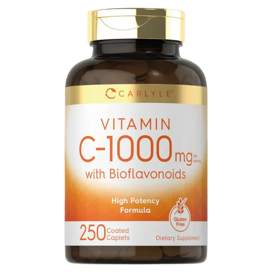 Vitamina C 1000 mg con Bioflavonoides Carlyle disponible en Costa Rica