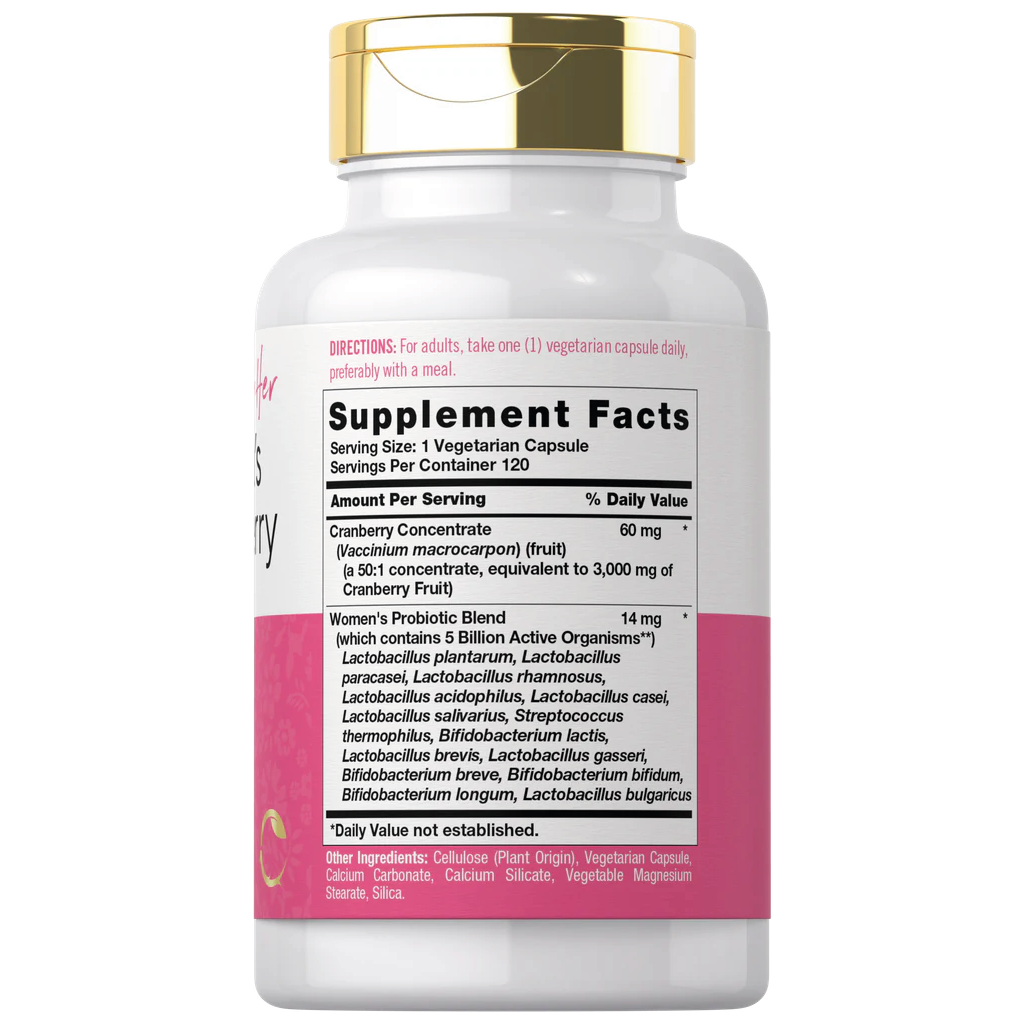 Cranberry Plus Probiotics | 120 Capsules