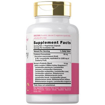 Cranberry Plus Probiotics | 120 Capsules