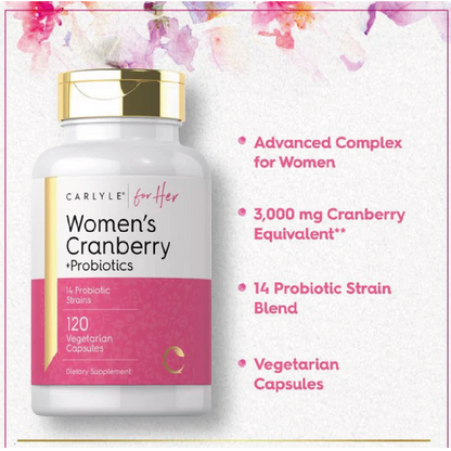 Cranberry Plus Probiotics | 120 Capsules