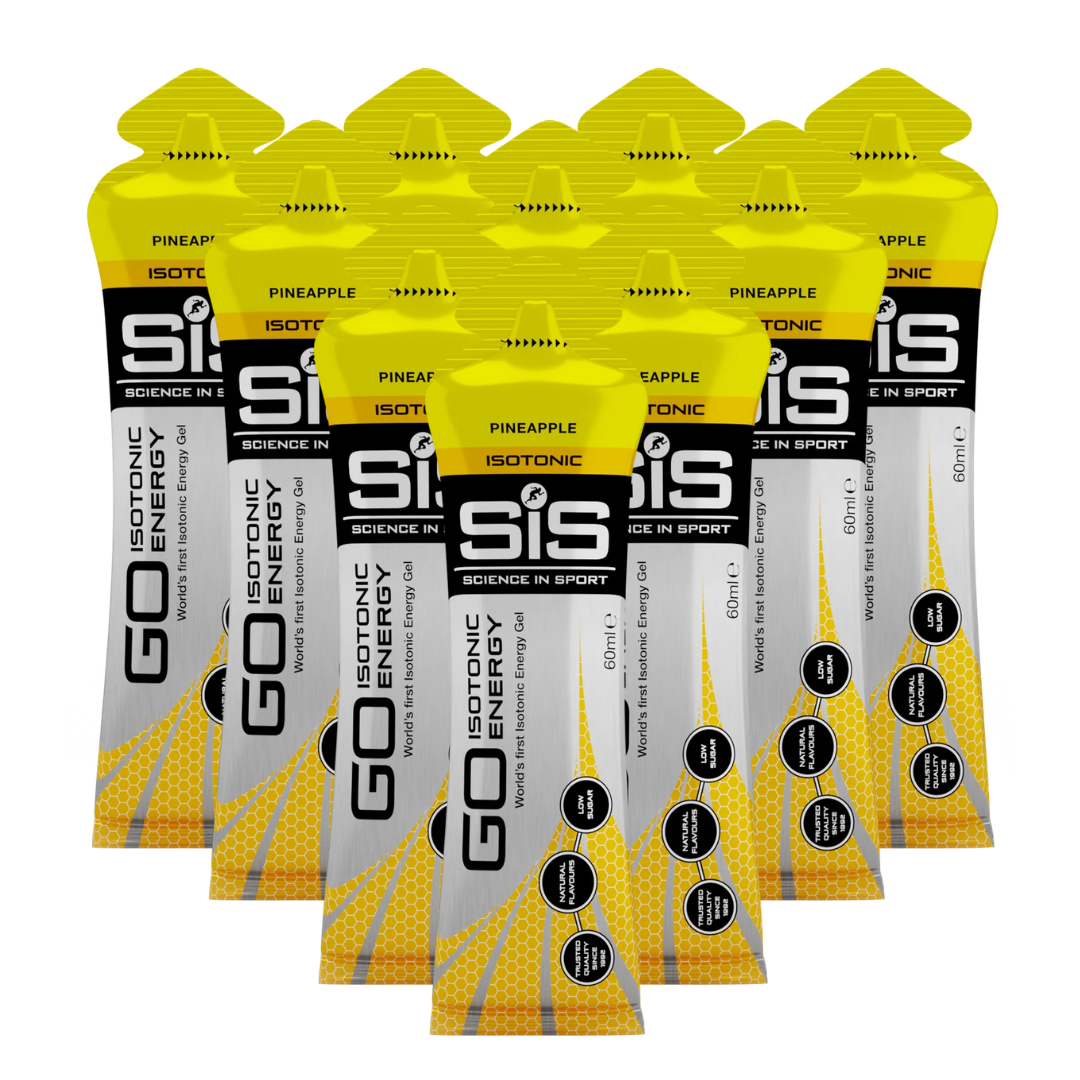 Geles SIS en costa Rica de piña en pack de 10 para energía durante entrenamientos y carreras