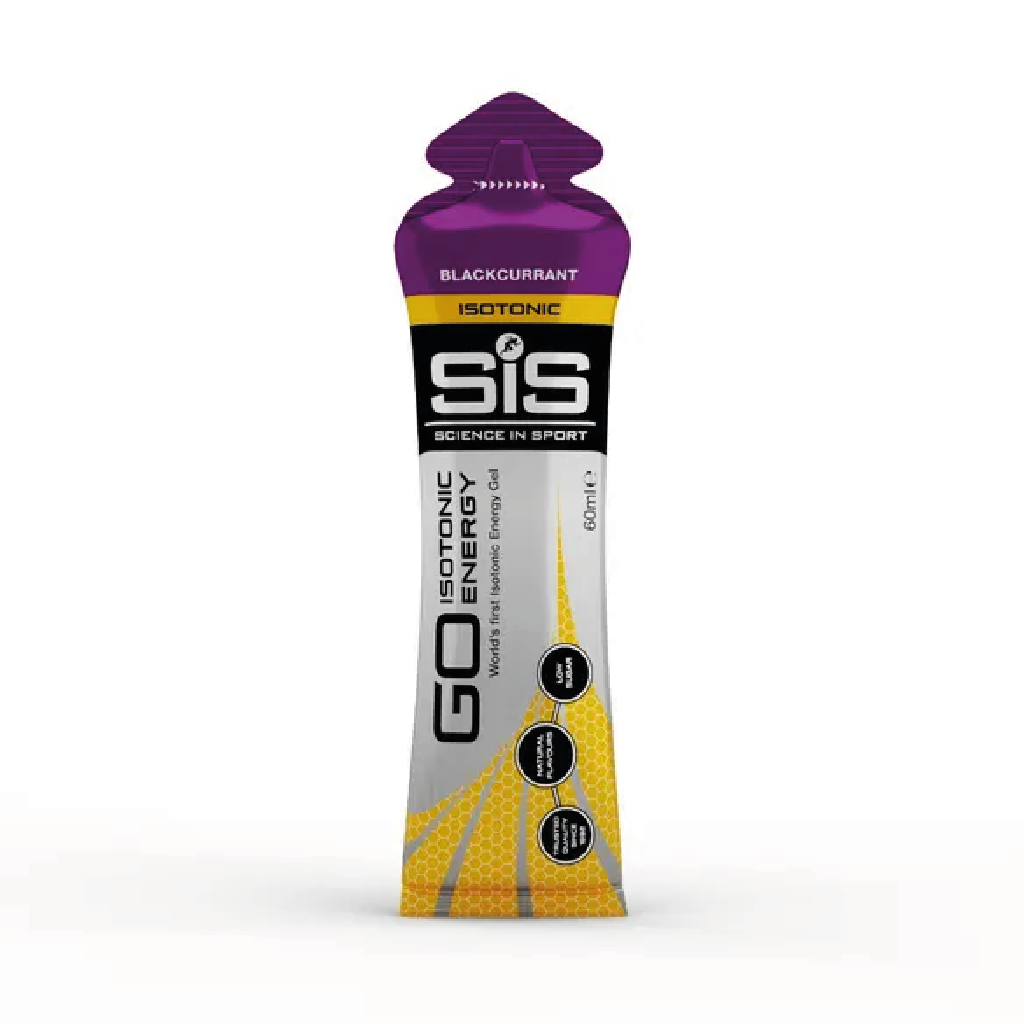 Gel SIS Blackcurrant energético 60 ml, gel isotónico para running, ciclismo y deportes de resistencia.